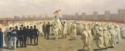 Empfang der italienischen Botschaft in Marokko von Stefano Ussi